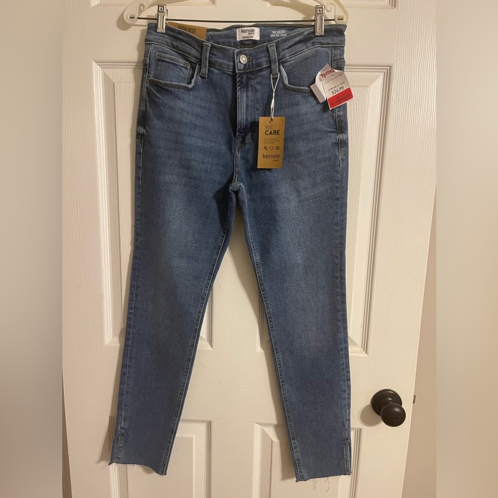 Kensie, Ventage Luxe,  NWT, Kelsey High Rise Skinny, Raw Hem